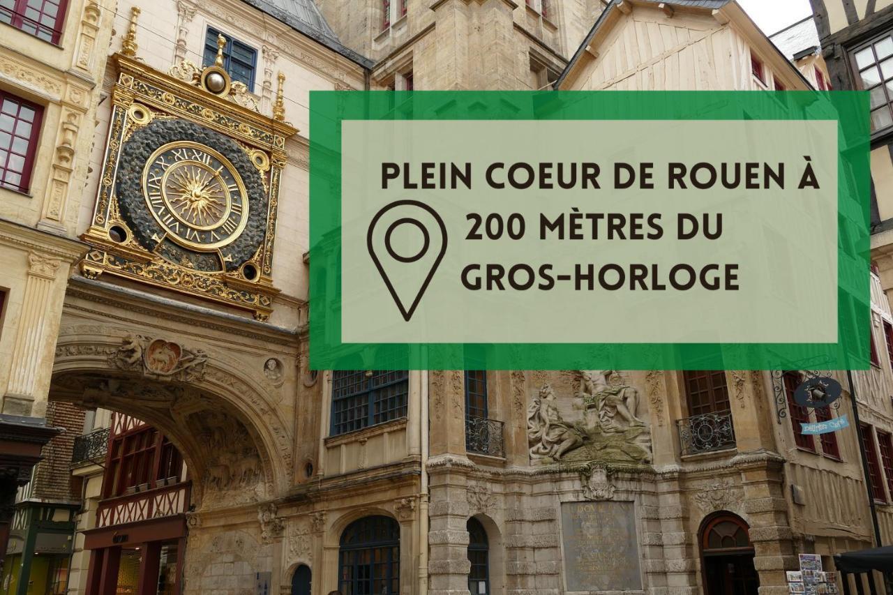Studio Au Coeur De Rouen, 4 Personnes, Calme & Elegant 외부 사진